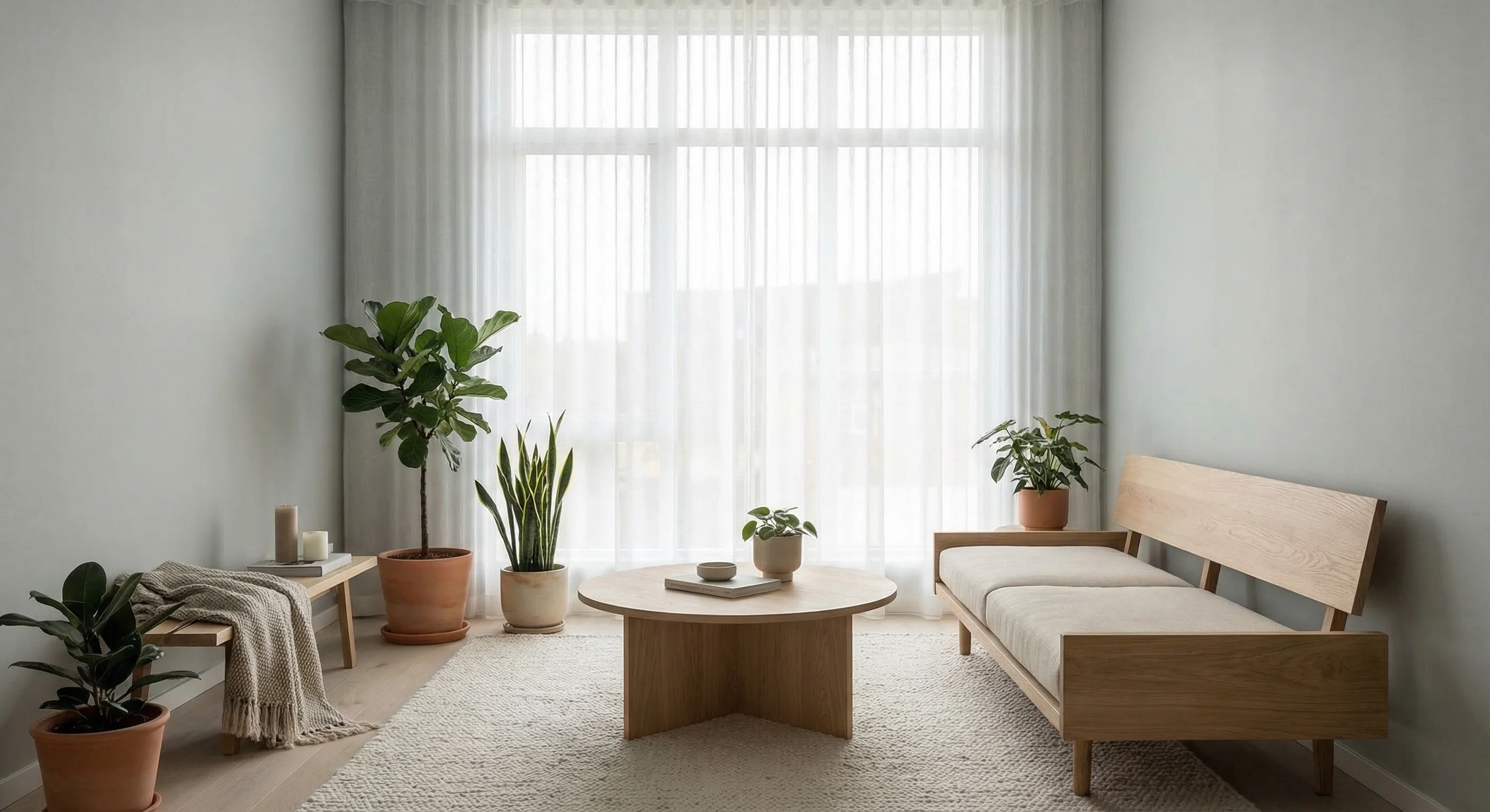 北歐風格窗簾搭配